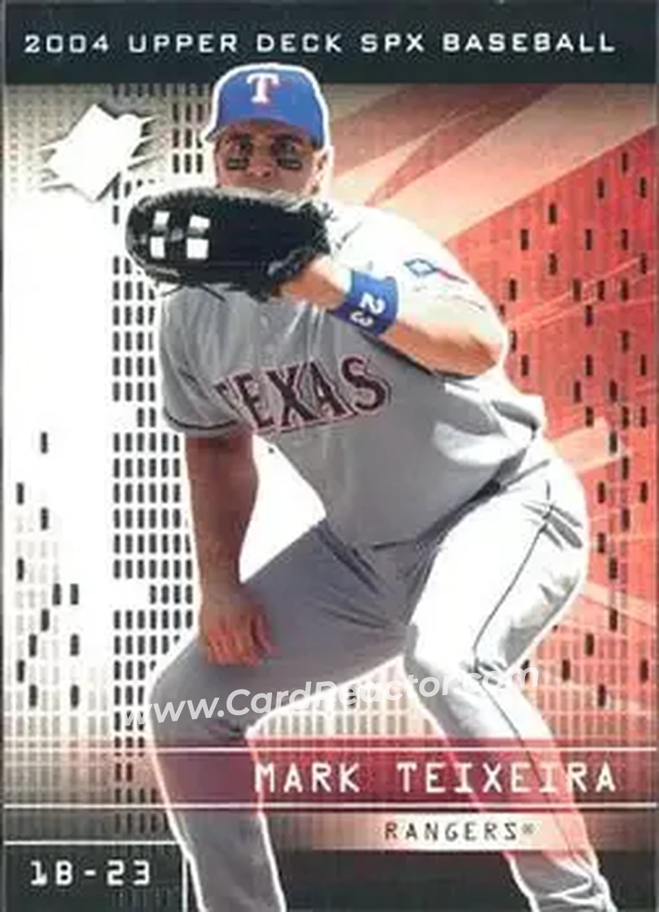 2004 SPx #36 - Mark Teixeira - Texas Rangers - Front 2004 SPx #36 - Mark Teixeira - Texas Rangers - Front
