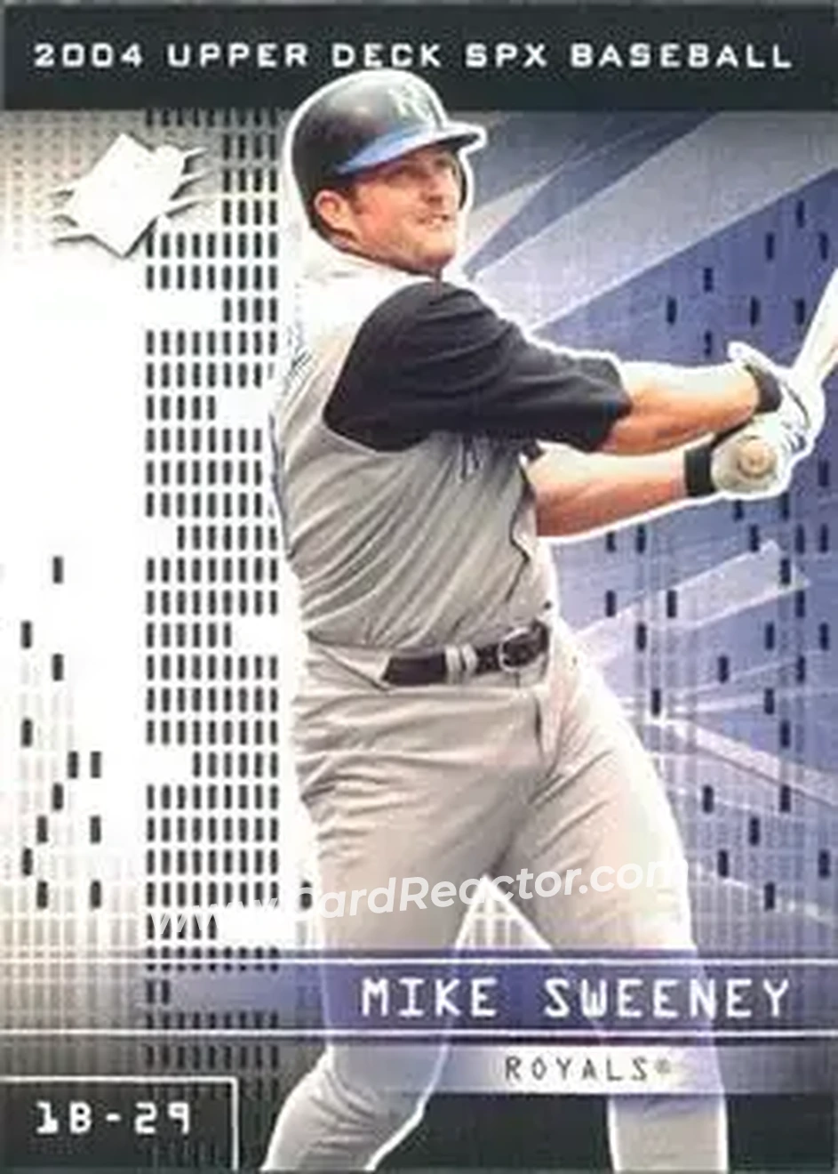 2004 SPx #38 - Mike Sweeney - Kansas City Royals - Front