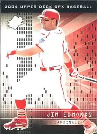 2004 SPx #44 - Jim Edmonds - St. Louis Cardinals