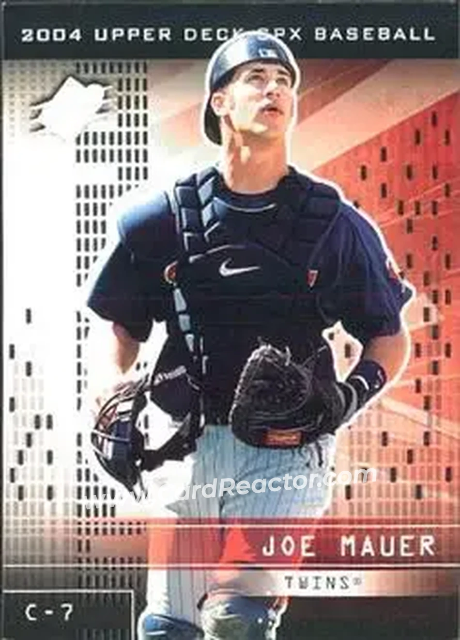 2004 SPx #48 - Joe Mauer - Minnesota Twins - Front 2004 SPx #48 - Joe Mauer - Minnesota Twins - Front