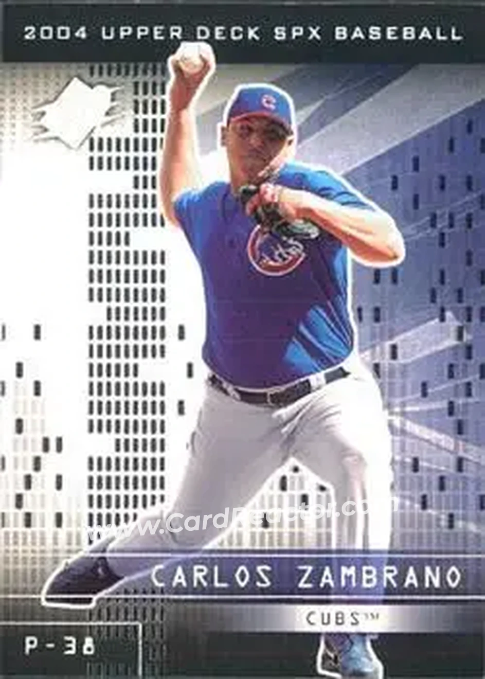 2004 SPx #51 - Carlos Zambrano - Chicago Cubs - Front