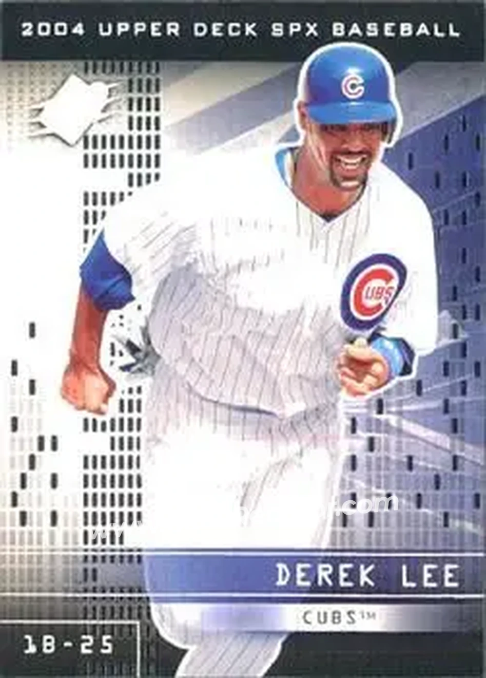 2004 SPx #63 - Derrek Lee - Chicago Cubs - Front