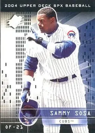 2004 SPx #64 - Sammy Sosa - Chicago Cubs