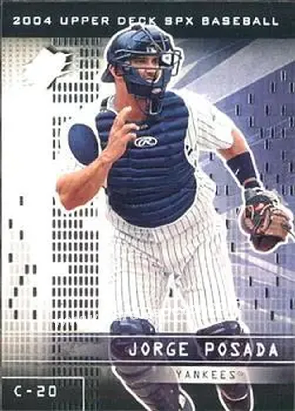 2004 SPx #67 - Jorge Posada - New York Yankees - Front 2004 SPx #67 - Jorge Posada - New York Yankees - Front