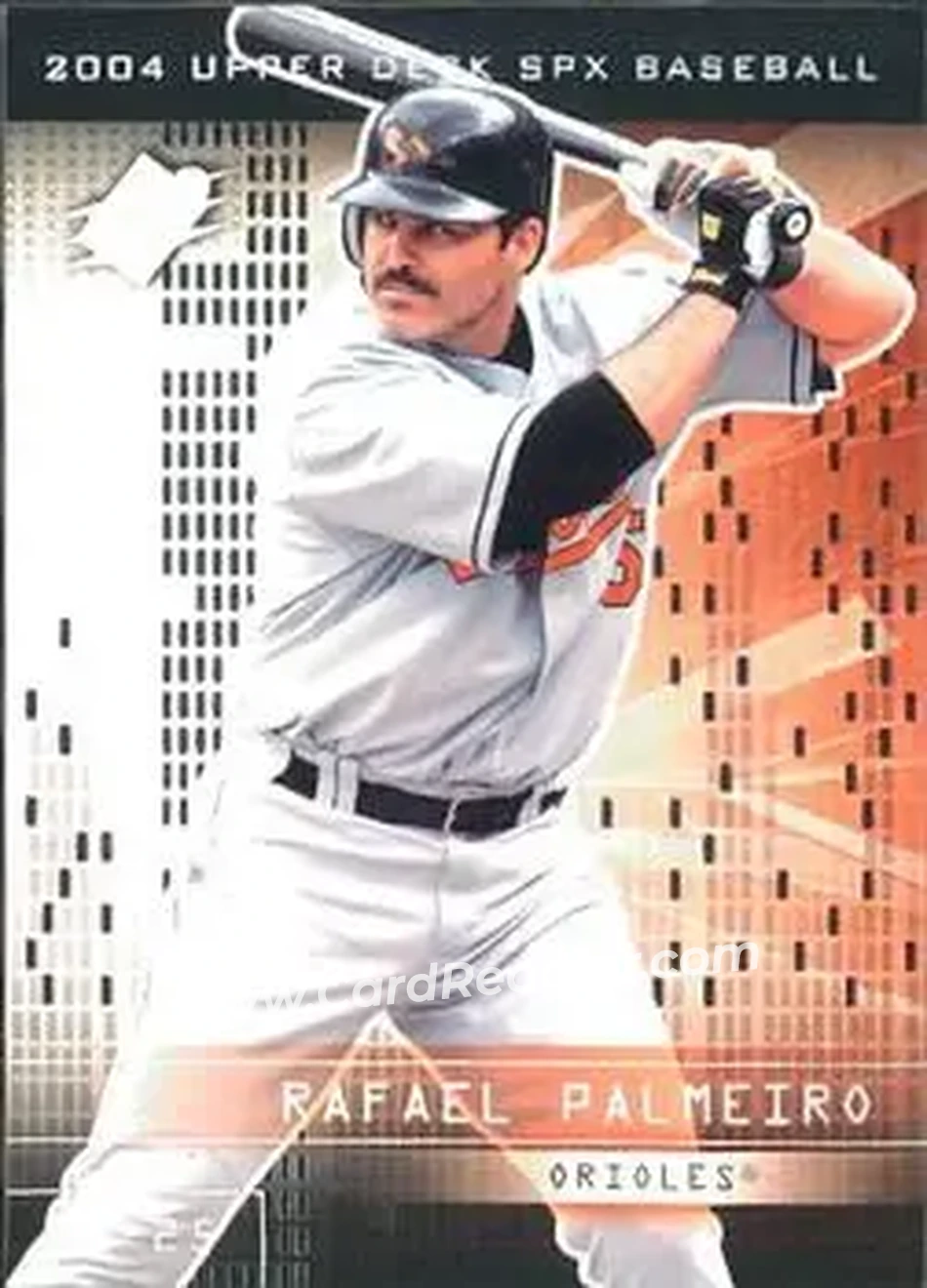 2004 SPx #68 - Rafael Palmeiro - Baltimore Orioles - Front