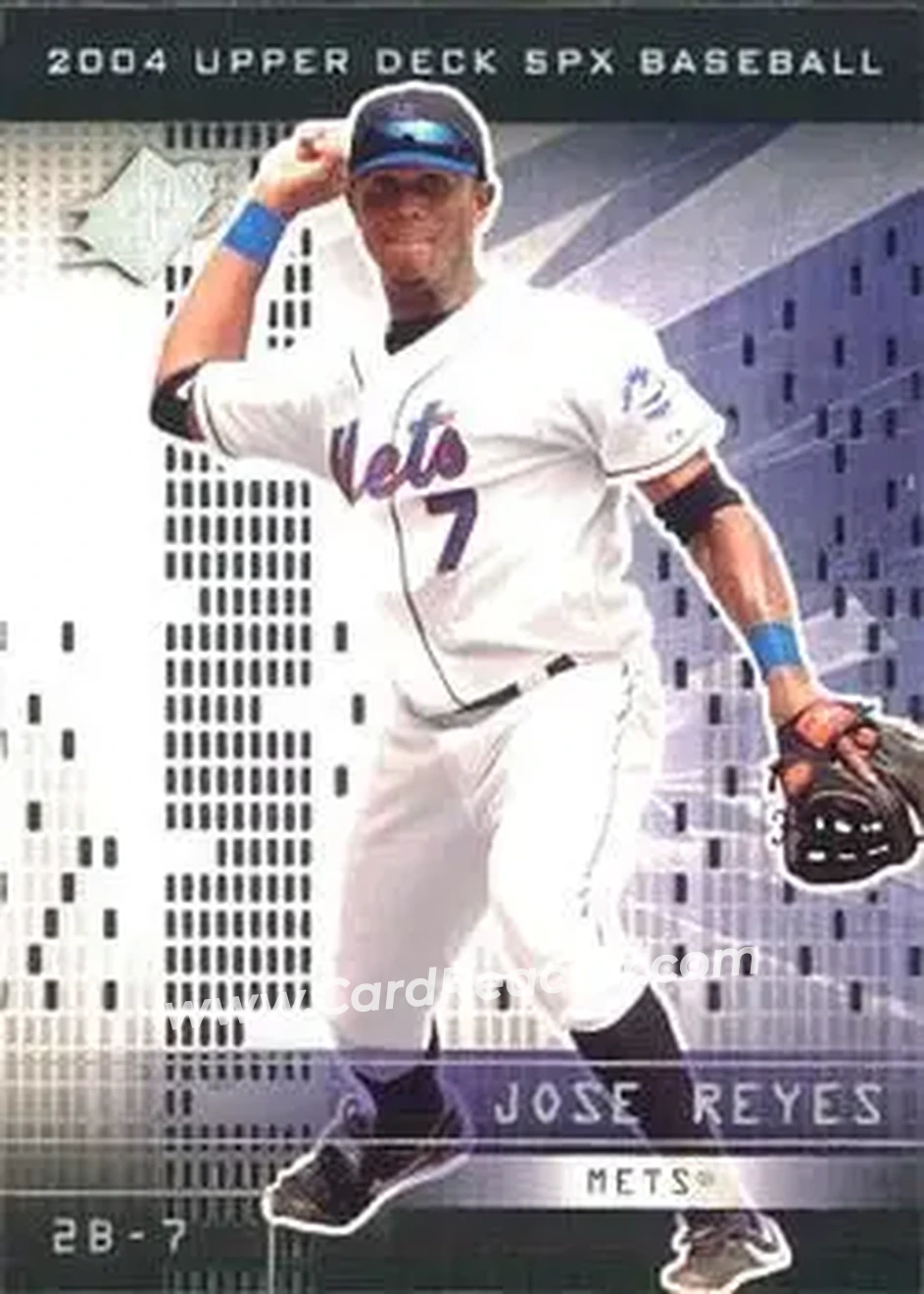 2004 SPx #70 - Jose Reyes - New York Mets - Front 2004 SPx #70 - Jose Reyes - New York Mets - Front