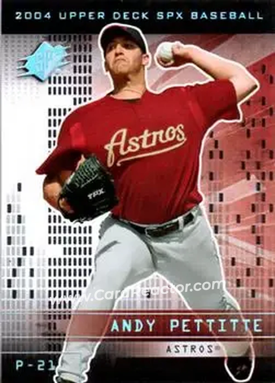 2004 SPx #74 - Andy Pettitte - Houston Astros - Front