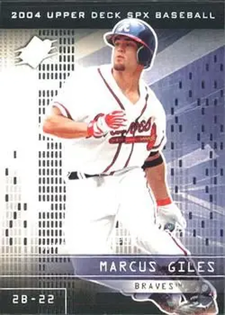 2004 SPx #80 - Marcus Giles - Atlanta Braves - Front 2004 SPx #80 - Marcus Giles - Atlanta Braves - Front