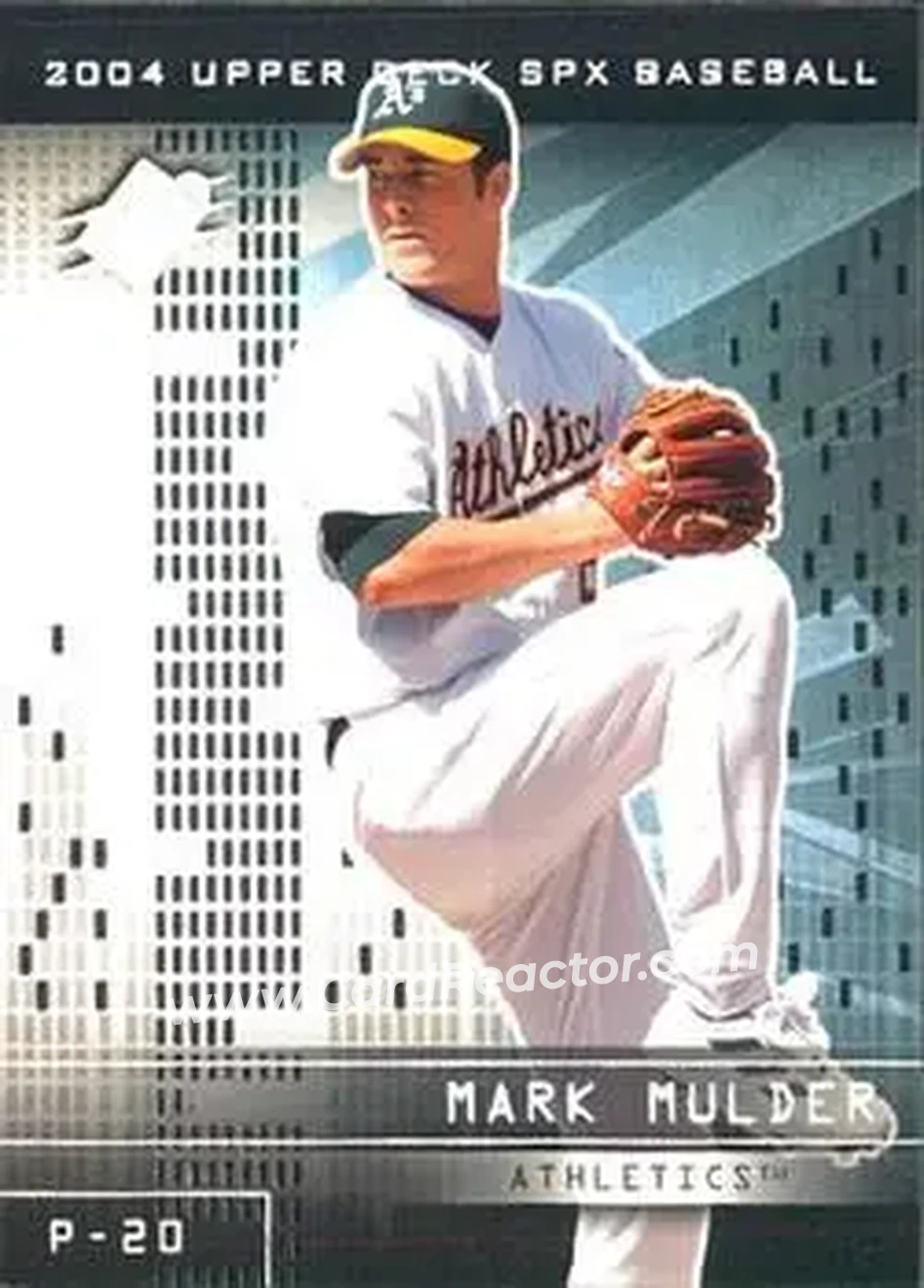 2004 SPx #83 - Mark Mulder - Oakland Athletics - Front 2004 SPx #83 - Mark Mulder - Oakland Athletics - Front