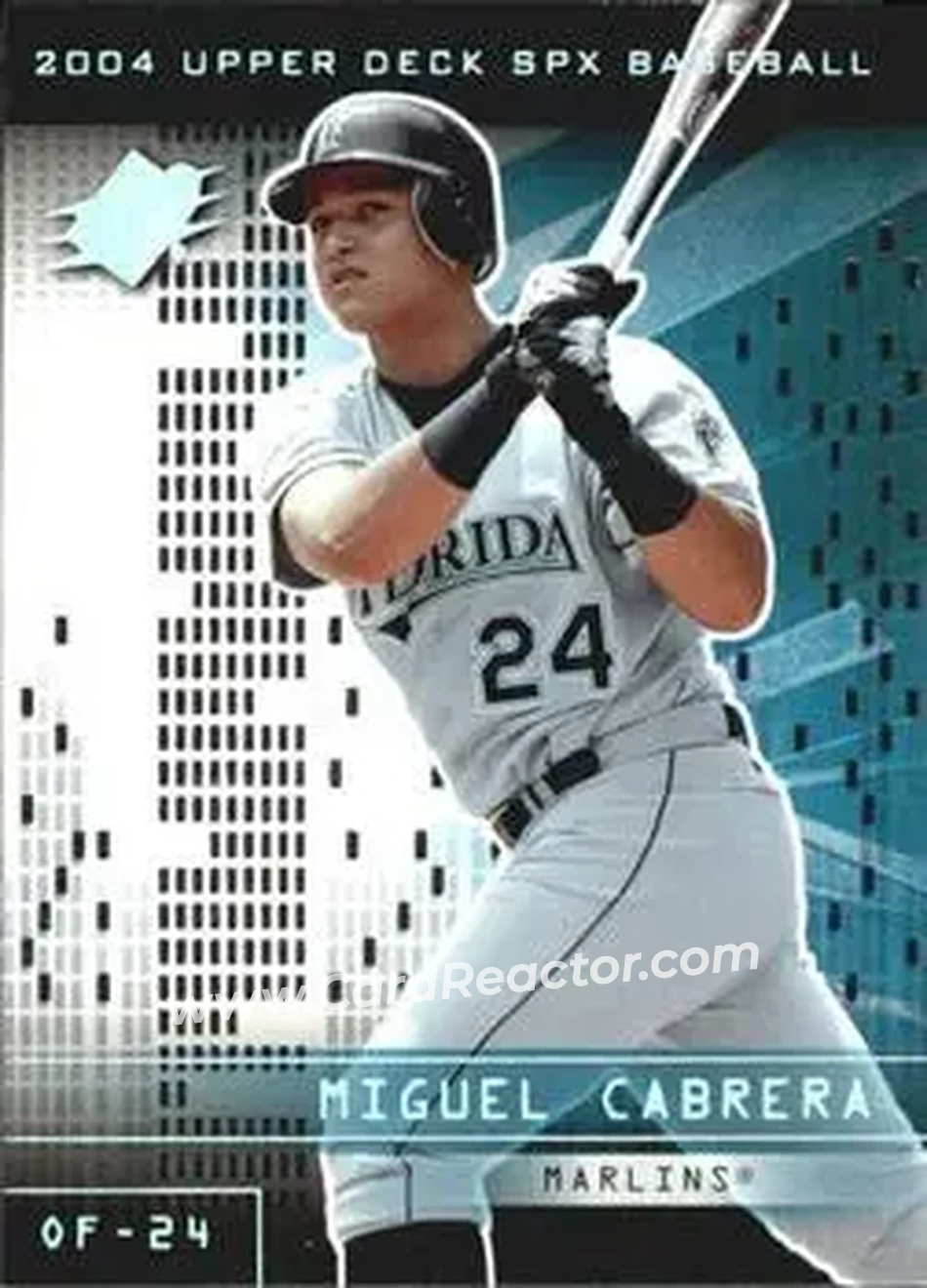 2004 SPx #85 - Miguel Cabrera - Florida Marlins - Front 2004 SPx #85 - Miguel Cabrera - Florida Marlins - Front