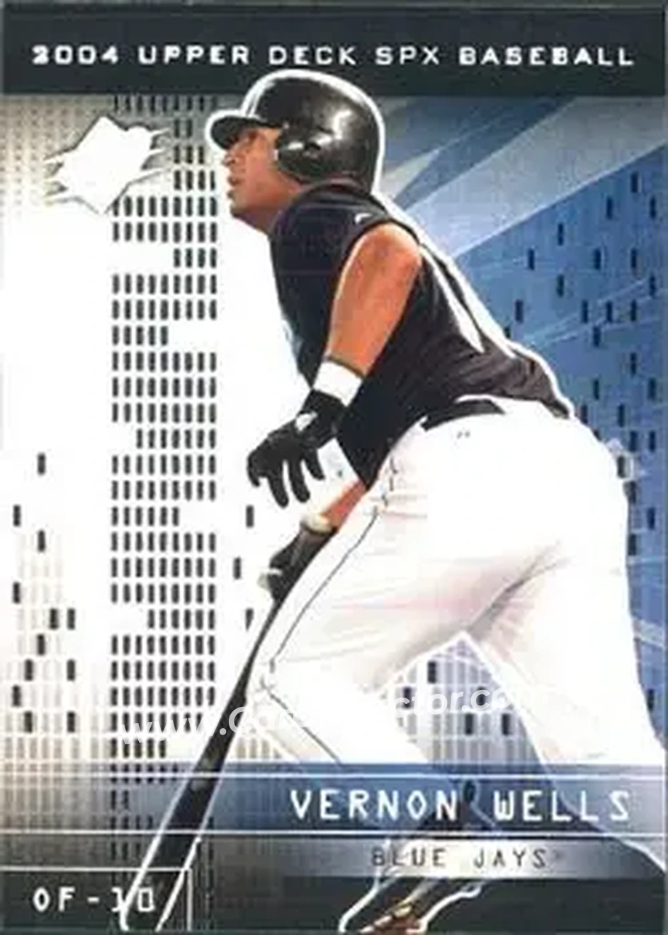 2004 SPx #86 - Vernon Wells - Toronto Blue Jays - Front 2004 SPx #86 - Vernon Wells - Toronto Blue Jays - Front