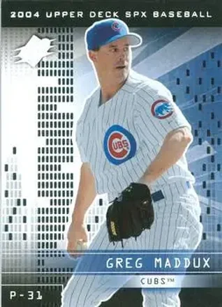 2004 SPx #91 - Greg Maddux - Chicago Cubs