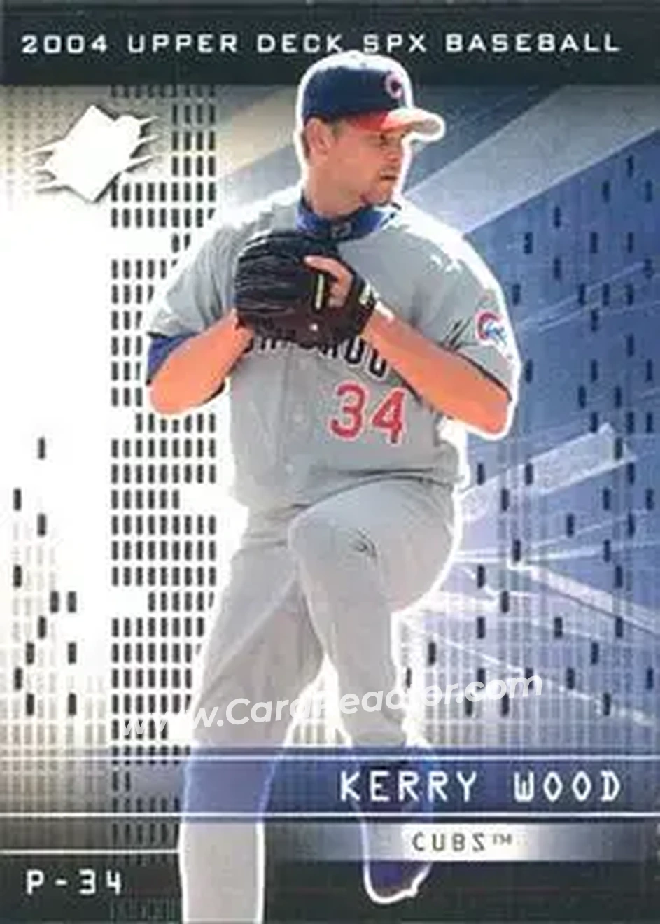 2004 SPx #92 - Kerry Wood - Chicago Cubs - Front
