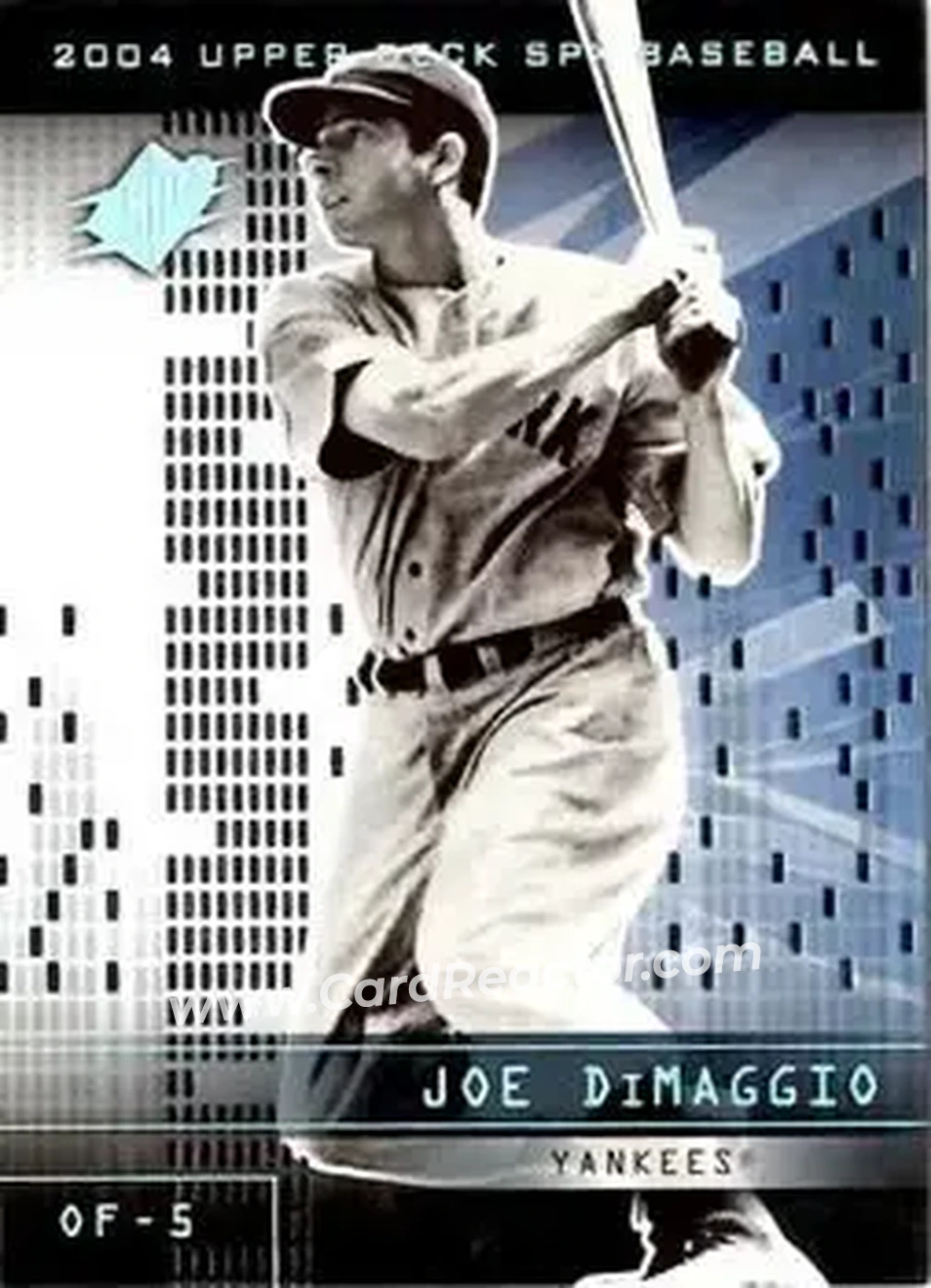 2004 SPx #107 - Joe DiMaggio - New York Yankees - Front 2004 SPx #107 - Joe DiMaggio - New York Yankees - Front