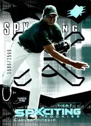 2004 SPx #114 - Carlos Hines - Tampa Bay Devil Rays