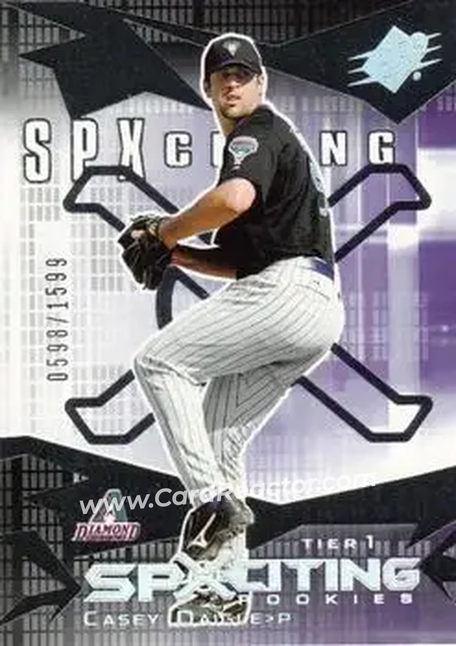 2004 SPx #117 - Casey Daigle - Arizona Diamondbacks - Front