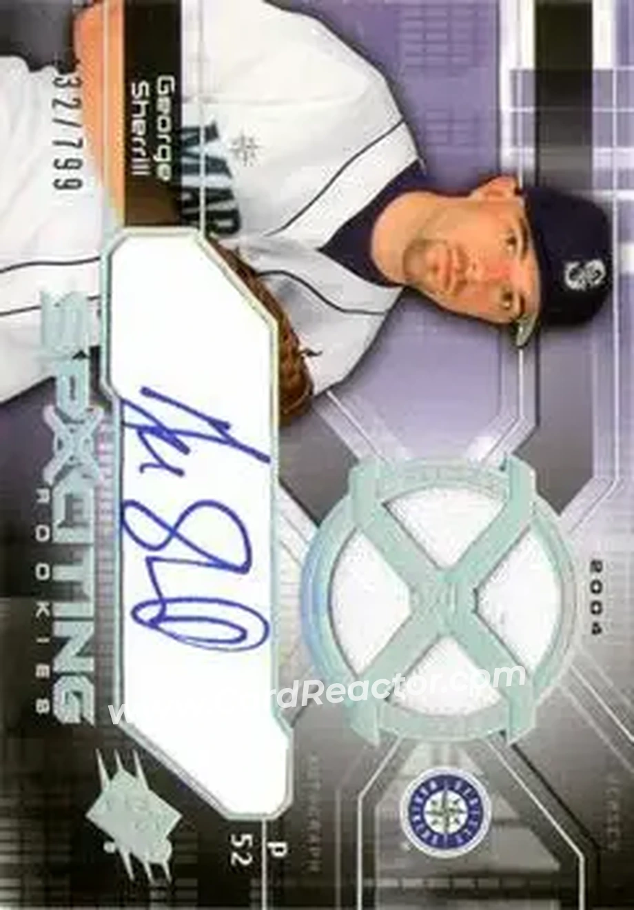 2004 SPx #190 - George Sherrill - Seattle Mariners - Front 2004 SPx #190 - George Sherrill - Seattle Mariners - Front