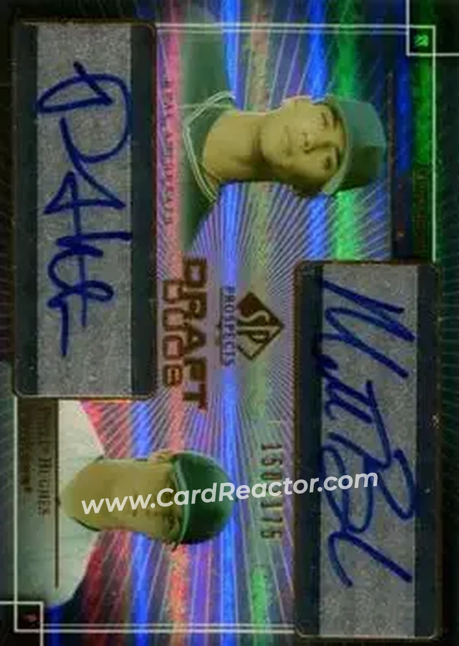 2004 SP Prospects - Draft Duos Dual Autographs #DD-BH - Matt Bush - Phil Hughes - Front
