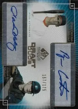 2004 SP Prospects #DD-CH Draft Duos Dual Autographs Ryan Coultas - Aaron Hathaway