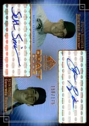 2004 SP Prospects #DD-CO Draft Duos Dual Autographs Steven Register - Seth Smith