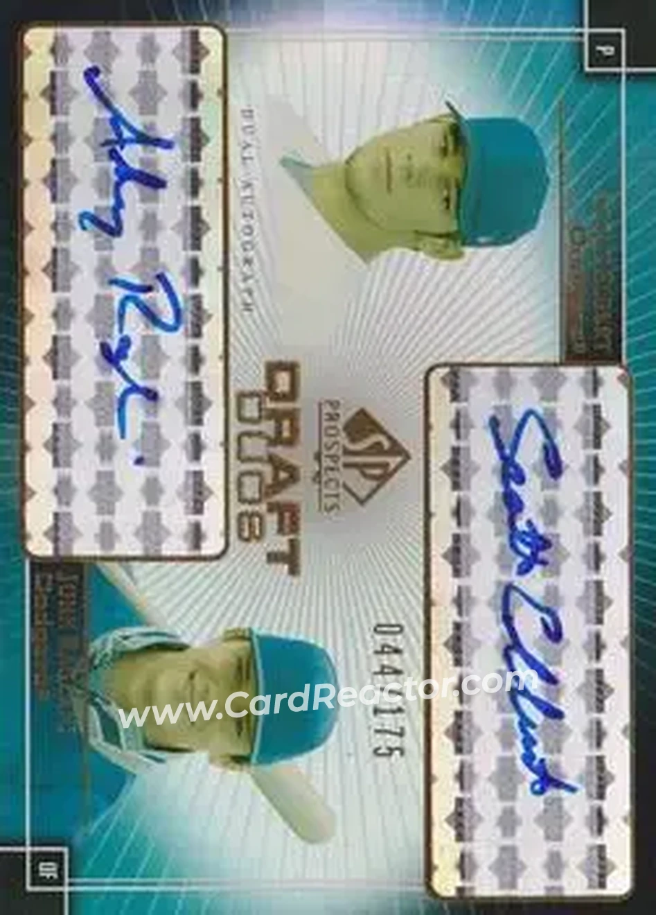 2004 SP Prospects - Draft Duos Dual Autographs #DD-ER - Scott Elbert - John Raglani - Los Angeles Dodgers - Front