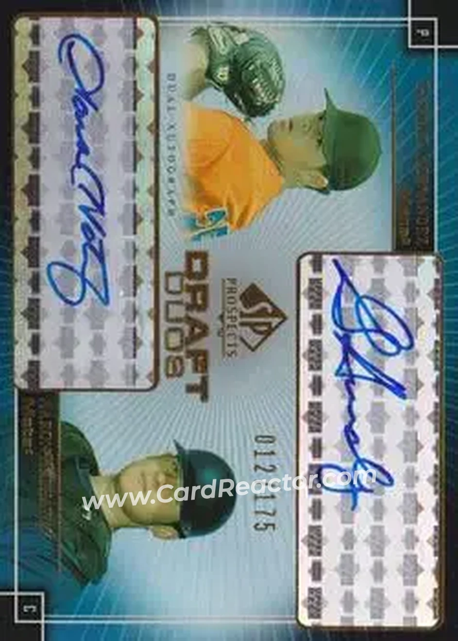2004 SP Prospects - Draft Duos Dual Autographs #DD-HH - Gabriel Hernandez - Aaron Hathaway - New York Mets - Front