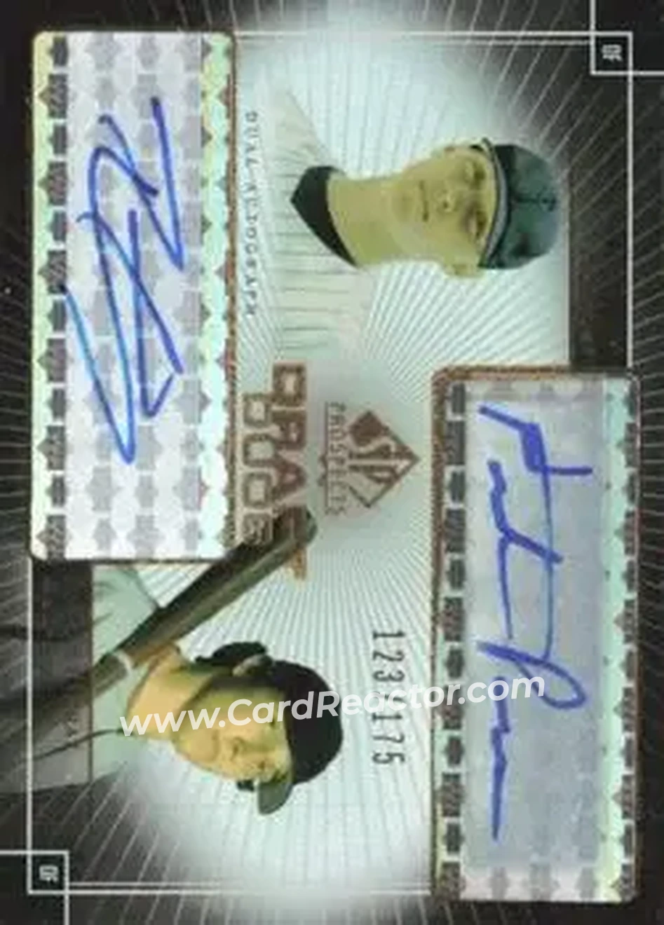 2004 SP Prospects - Draft Duos Dual Autographs #DD-HJ - Hunter Pence - Jordan Parraz - Houston Astros - Front