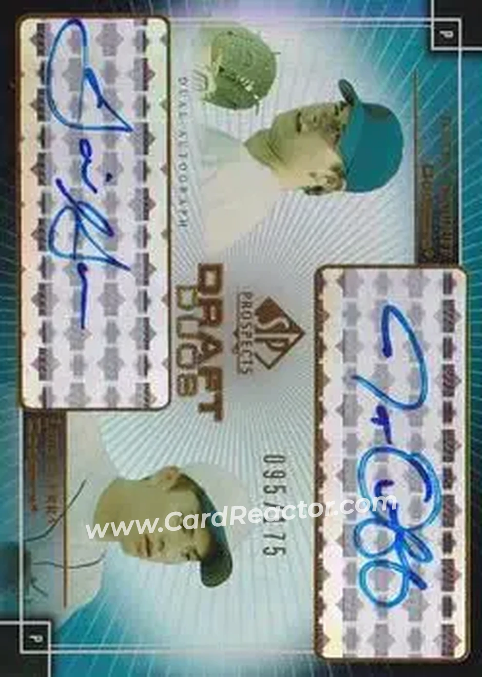 2004 SP Prospects - Draft Duos Dual Autographs #DD-OG - Justin Orenduff - Luis Guerra - Los Angeles Dodgers - Front