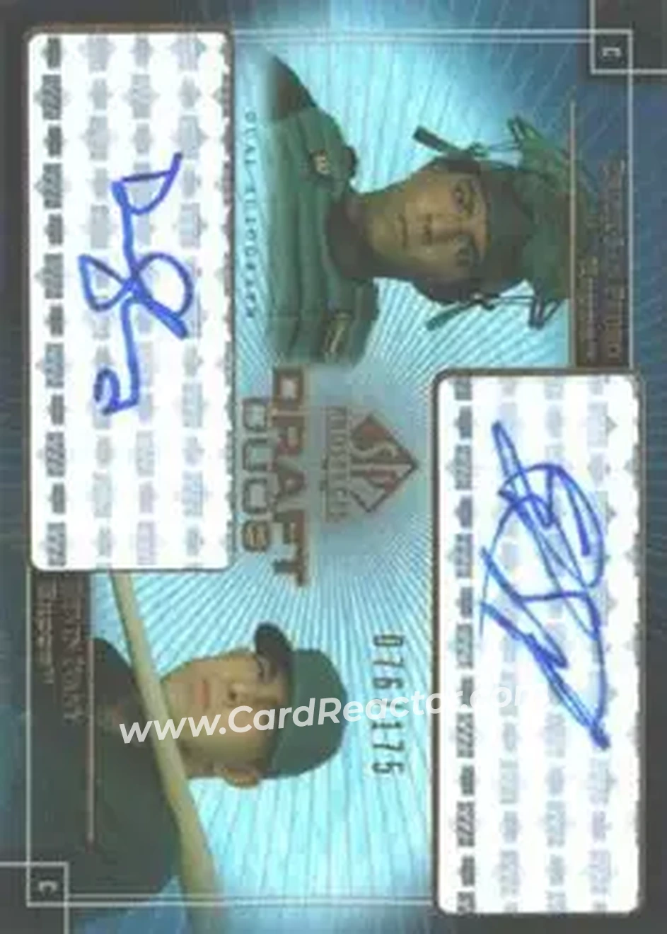 2004 SP Prospects - Draft Duos Dual Autographs #DD-PI - Erick San Pedro - Devin Ivany - Montreal Expos - Front