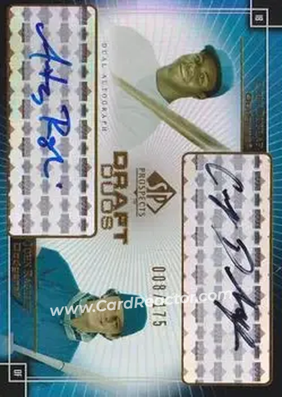 2004 SP Prospects - Draft Duos Dual Autographs #DD-RD - Cory Dunlap - John Raglani - Los Angeles Dodgers - Front