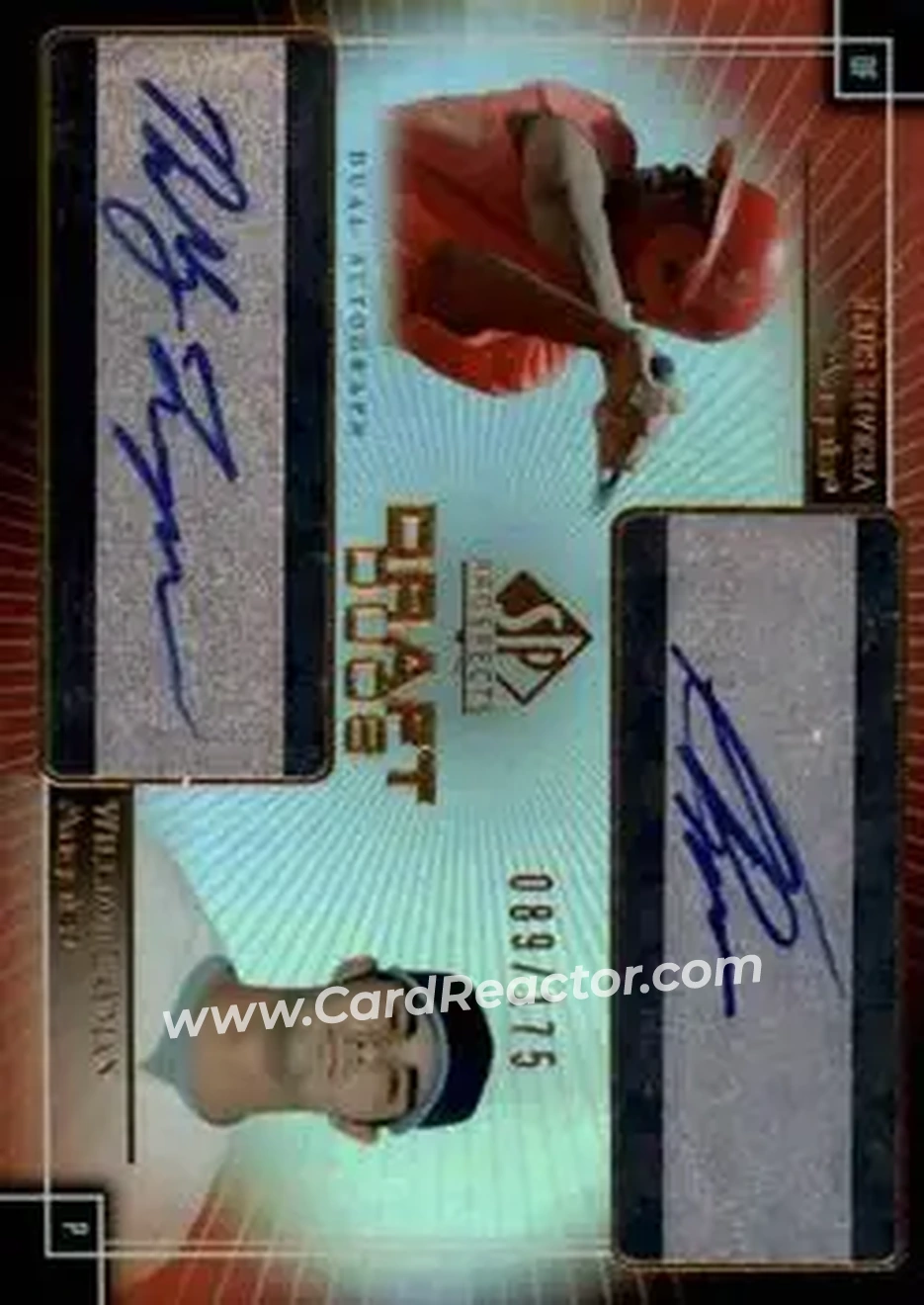 2004 SP Prospects - Draft Duos Dual Autographs #DD-RL - Luis Rivera - William Layman - Anaheim Angels - Front 2004 SP Prospects - Draft Duos Dual Autographs #DD-RL - Luis Rivera - William Layman - Anaheim Angels - Front