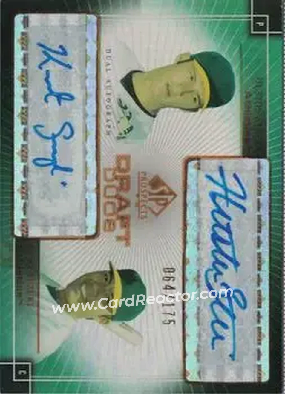 2004 SP Prospects - Draft Duos Dual Autographs #DD-SR - Richie Robnett - Kurt Suzuki - Oakland Athletics - Front