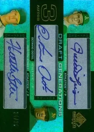 Draft Generations Triple Autographs