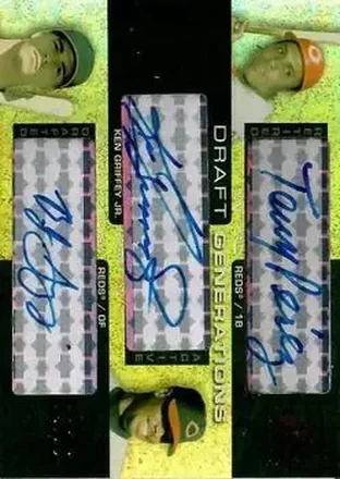 Draft Generations Triple Autographs