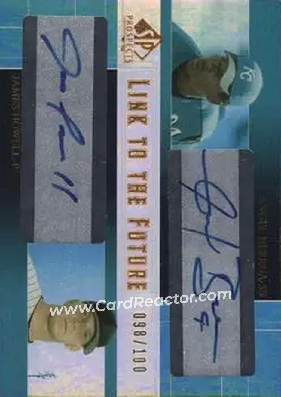 2004 SP Prospects - Link to the Future Dual Autographs #LF-BH - Angel Berroa - James Howell - Kansas City Royals - Front