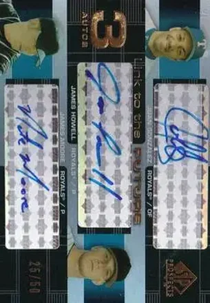 Link to the Future Triple Autographs