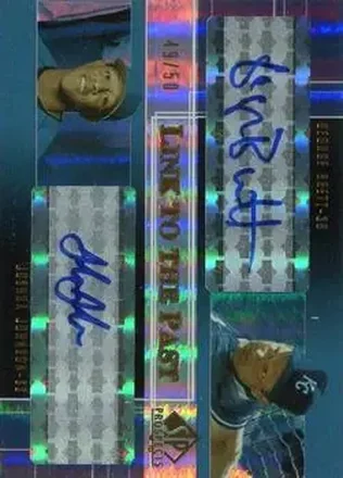 2004 SP Prospects #LP-BJ Link to the Past Dual Autographs George Brett - Joshua Johnson