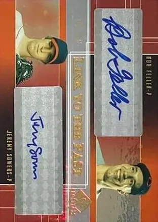 2004 SP Prospects #LP-FS Link to the Past Dual Autographs Bob Feller - Jeremy Sowers