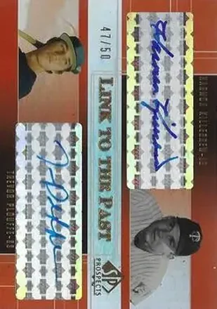 2004 SP Prospects #LP-KP Link to the Past Dual Autographs Harmon Killebrew - Trevor Plouffe