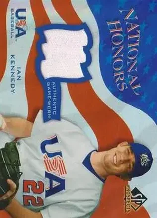 2004 SP Prospects - National Honors USA Jersey #NH-IK - Ian Kennedy - USA