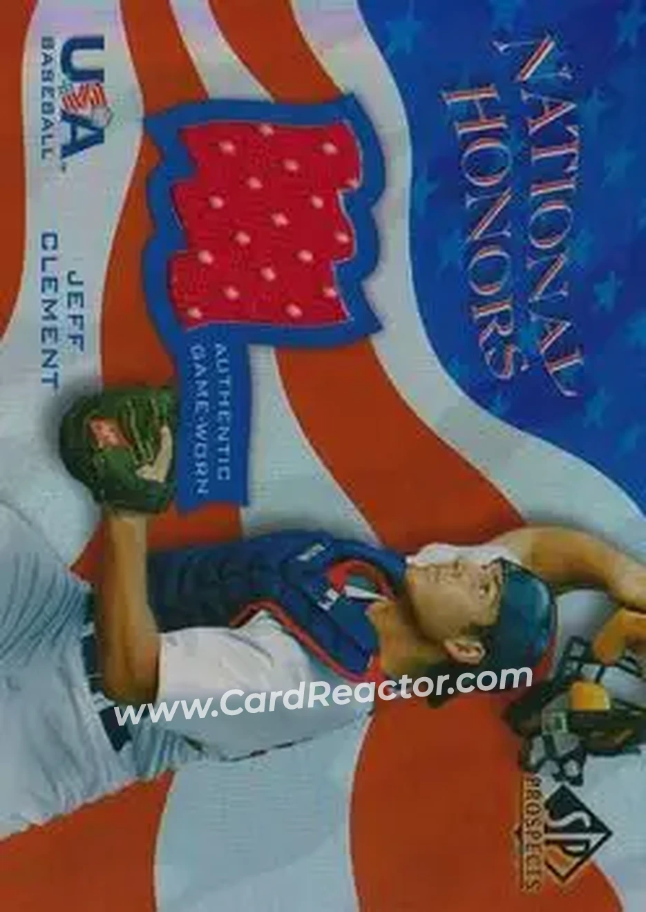 2004 SP Prospects - National Honors USA Jersey #NH-JC - Jeff Clement - USA - Front