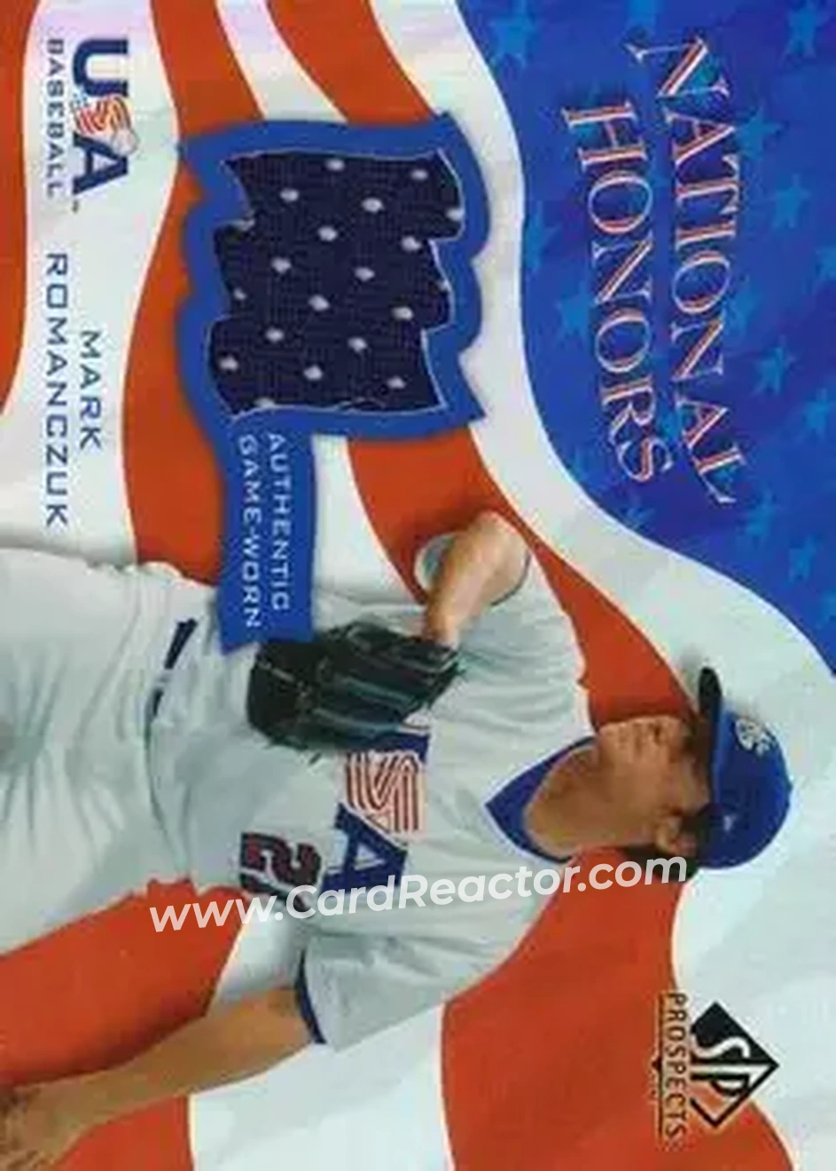 2004 SP Prospects - National Honors USA Jersey #NH-MR - Mark Romanczuk - USA - Front