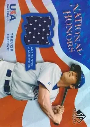 2004 SP Prospects - National Honors USA Jersey #NH-TC - Trevor Crowe - USA