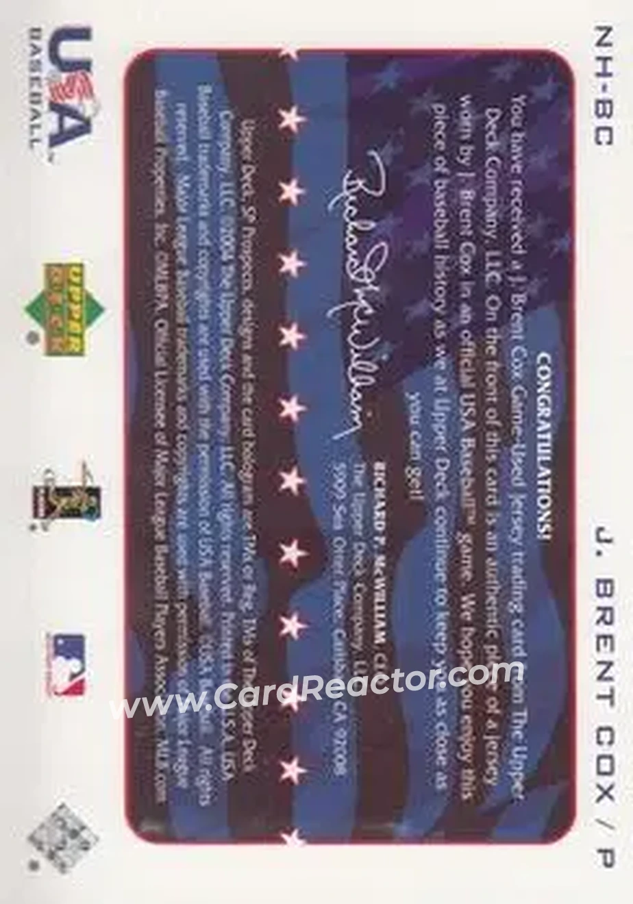 2004 SP Prospects - National Honors USA Jersey #NH-TT - Troy Tulowitzki - USA - Back
