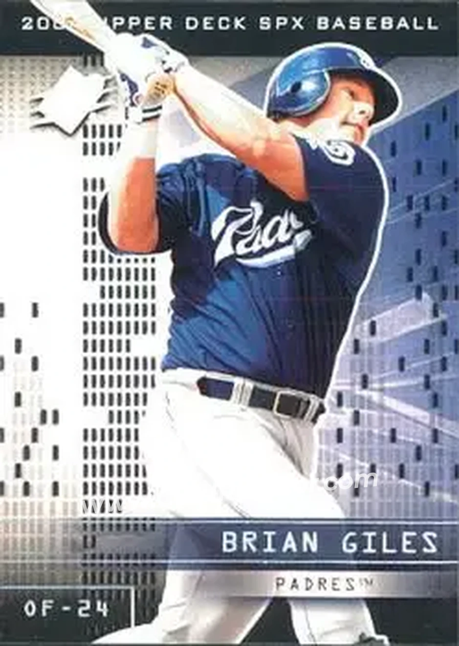 2004 SPx #6 - Brian Giles - San Diego Padres - Front 2004 SPx #6 - Brian Giles - San Diego Padres - Front