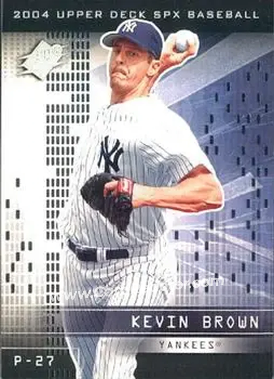 2004 SPx #8 - Kevin Brown - New York Yankees - Front 2004 SPx #8 - Kevin Brown - New York Yankees - Front