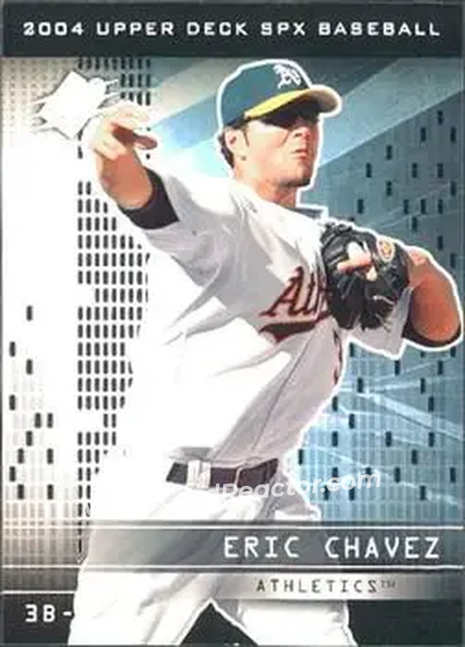 2004 SPx #28 - Eric Chavez - Oakland Athletics - Front 2004 SPx #28 - Eric Chavez - Oakland Athletics - Front