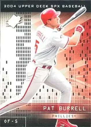 2004 SPx #40 - Pat Burrell - Philadelphia Phillies