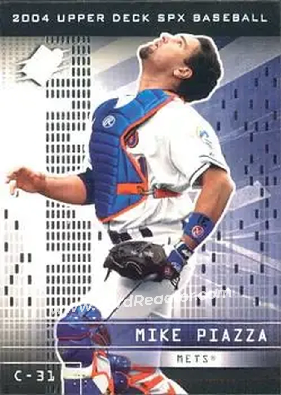 2004 SPx #52 - Mike Piazza - New York Mets - Front