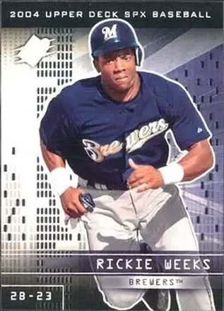 2004 SPx #58 - Rickie Weeks - Milwaukee Brewers